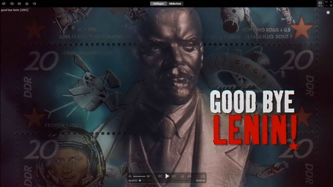 Titelbildschirm vom Film Good Bye Lenin