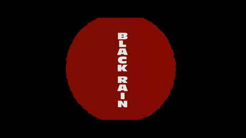 Titelbildschirm vom Film Black Rain