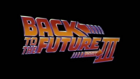 Titelbildschirm vom Film Zurück in die Zukunft 3