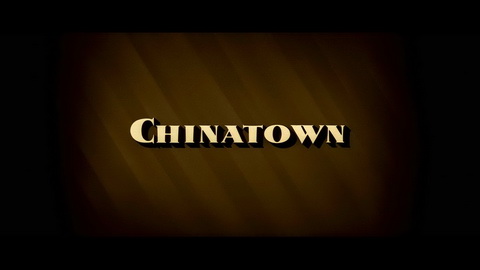 Titelbildschirm vom Film Chinatown
