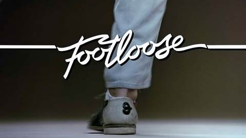 Titelbildschirm vom Film Footloose
