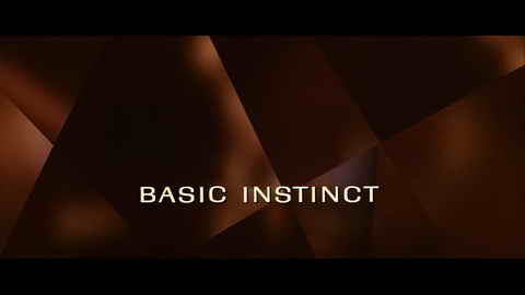 Titelbildschirm vom Film Basic Instinct