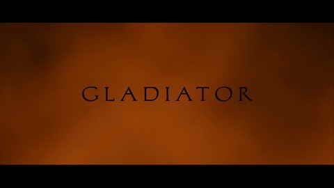 Titelbildschirm vom Film Gladiator