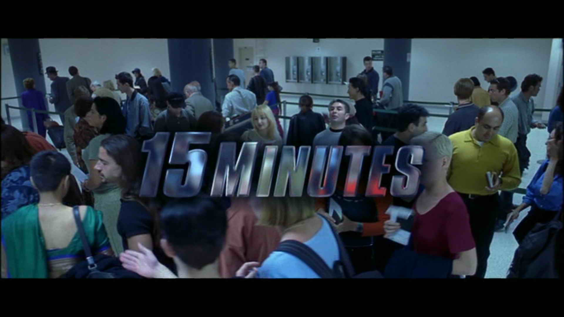 Titelbildschirm vom Film 15 Minutes