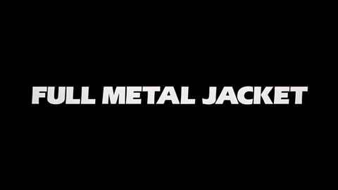Titelbildschirm vom Film Full Metal Jacket