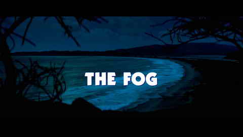 Titelbildschirm vom Film Fog - Nebel des Grauens