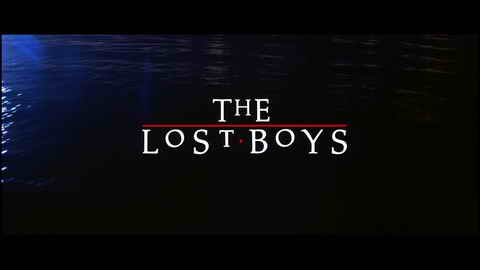 Titelbildschirm vom Film Lost Boys