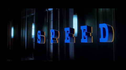 Titelbildschirm vom Film Speed