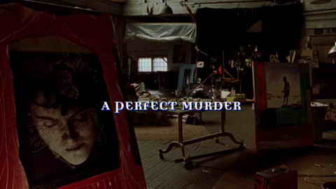 Titelbildschirm vom Film Perfekter Mord, Ein