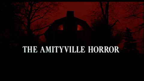 Titelbildschirm vom Film Amityville Horror