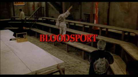 Titelbildschirm vom Film Bloodsport