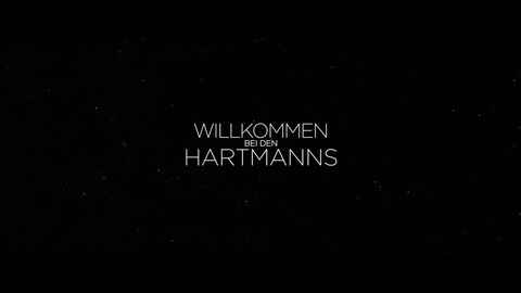 Titelbildschirm vom Film Willkommen bei den Hartmanns