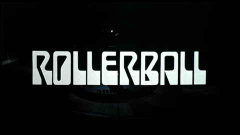 Titelbildschirm vom Film Rollerball