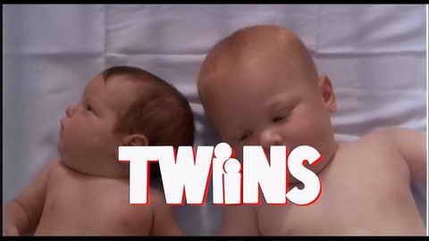Titelbildschirm vom Film Zwillinge - Twins