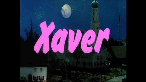 Titelbildschirm vom Film Xaver und sein außerirdischer Freund