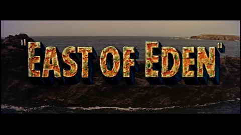 Titelbildschirm vom Film Jenseits von Eden