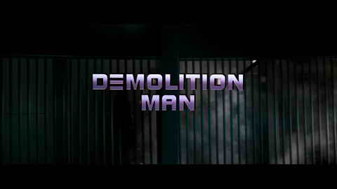 Titelbildschirm vom Film Demolition Man