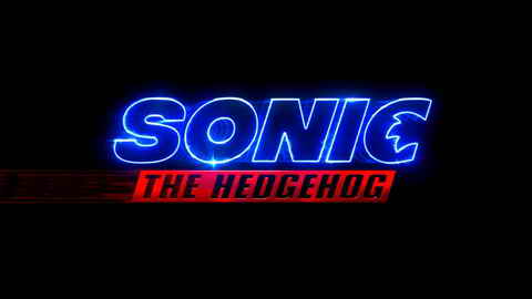 Titelbildschirm vom Film Sonic the Hedgehog