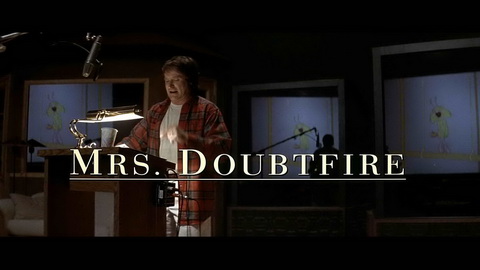 Titelbildschirm vom Film Mrs. Doubtfire - Das stachelige Kindermädchen