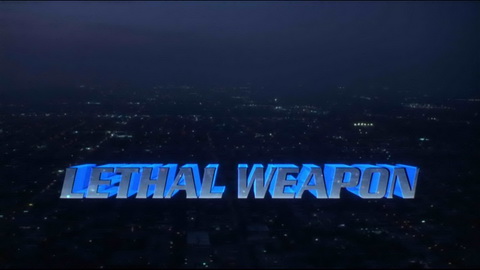Titelbildschirm vom Film Lethal Weapon - Zwei stahlharte Profis