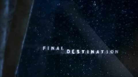 Titelbildschirm vom Film Final Destination