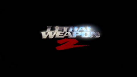 Titelbildschirm vom Film Lethal Weapon 2 - Brennpunkt L.A.