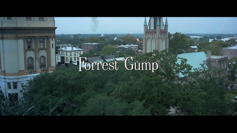 Titelbildschirm vom Film Forrest Gump