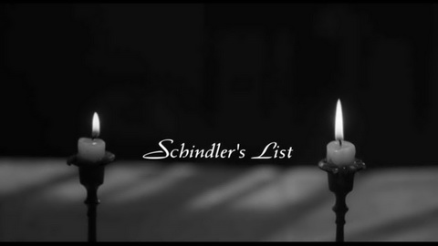 Titelbildschirm vom Film Schindlers Liste