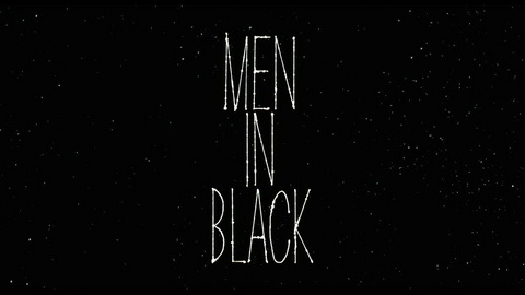 Titelbildschirm vom Film Men in Black