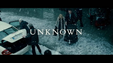 Titelbildschirm vom Film Unknown Identity