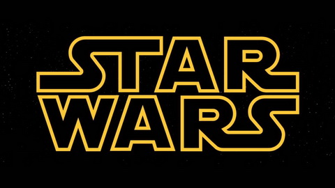 Titelbildschirm vom Film Star Wars: Episode IV (Krieg der Sterne)