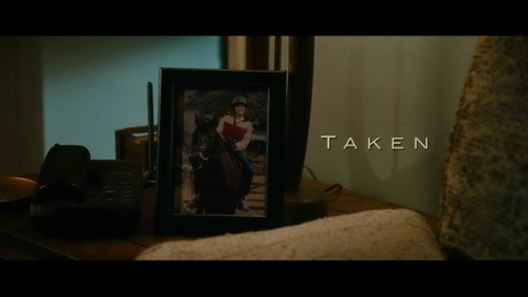 Titelbildschirm vom Film 96 Hours - Taken