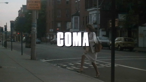 Titelbildschirm vom Film Coma