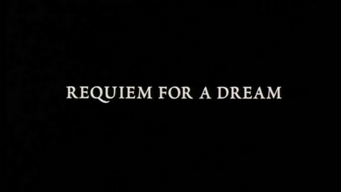 Titelbildschirm vom Film Requiem for a Dream