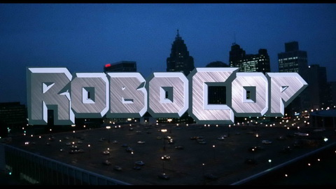 Titelbildschirm vom Film RoboCop