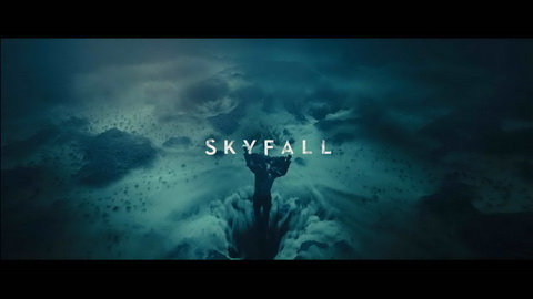 Titelbildschirm vom Film James Bond - Skyfall