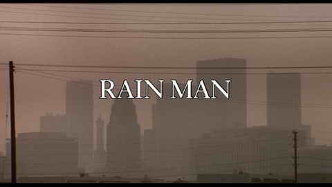 Titelbildschirm vom Film Rain Man