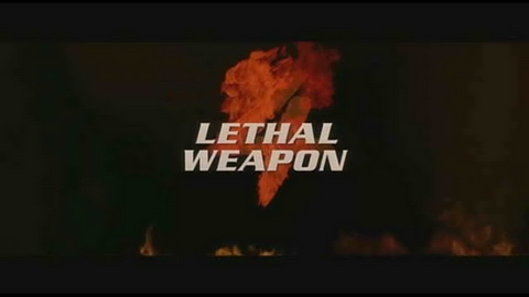 Titelbildschirm vom Film Lethal Weapon 4 - Zwei Profis räumen auf