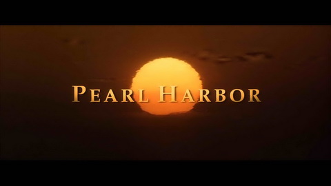 Titelbildschirm vom Film Pearl Harbor