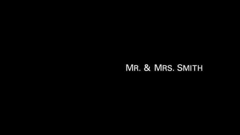 Titelbildschirm vom Film Mr. & Mrs. Smith