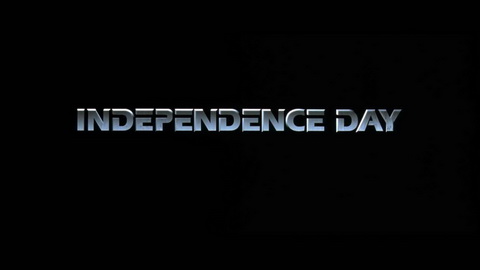 Titelbildschirm vom Film Independence Day