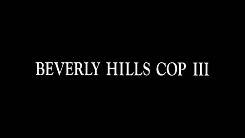 Titelbildschirm vom Film Beverly Hills Cop III