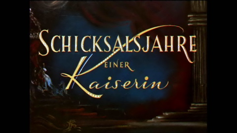 Titelbildschirm vom Film Sissi 3 - Schicksalsjahre einer Kaiserin