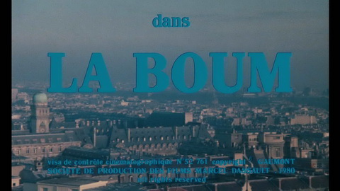 Titelbildschirm vom Film La Boum - Die Fete