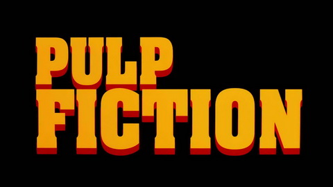 Titelbildschirm vom Film Pulp Fiction