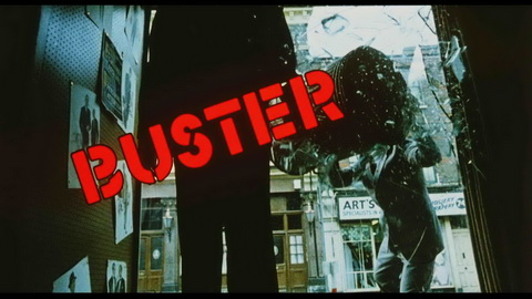 Titelbildschirm vom Film Buster