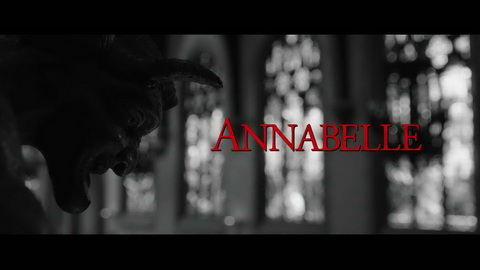 Titelbildschirm vom Film Annabelle