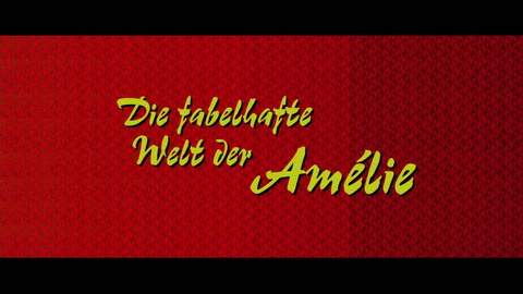Titelbildschirm vom Film Fabelhafte Welt der Amelie, Die