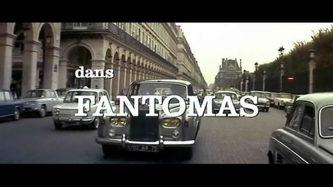 Titelbildschirm vom Film Fantomas