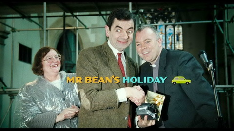 Titelbildschirm vom Film Bean macht Ferien